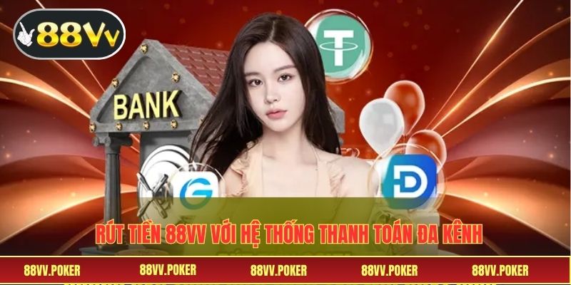 Rút tiền 88VV với hệ thống thanh toán đa kênh